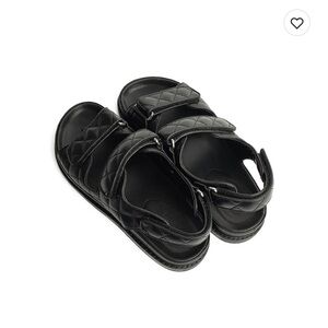 Tony Bianco Hiranni Double Buckle Black Sandals